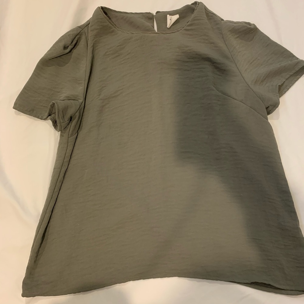 Perfect Day Short Sleeve Top - Olive